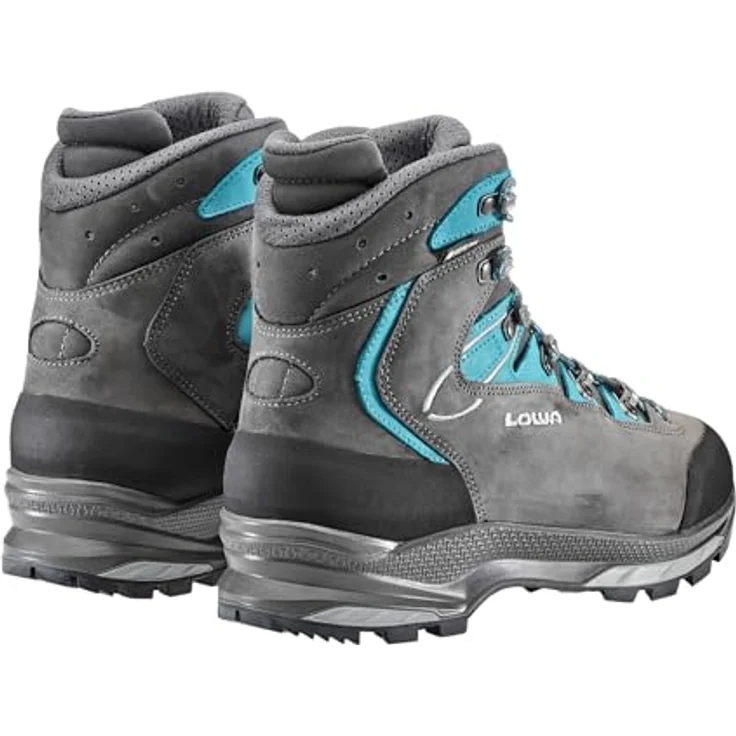 LOWA MAURIA EVO GTX Ws, Wanderschuhe mit GORE-TEX®-Futter, Vibram®-Laufsohle, anthrazit/türkis, Größe 40 – Bild 4