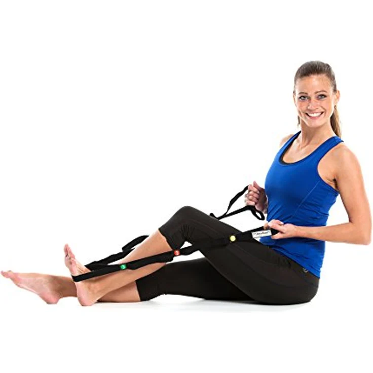 THERABAND Widerstandstrainer Stretching Band, 140 cm, schwarz aus Baumwolle und Latex für Erwachsene – Bild 3