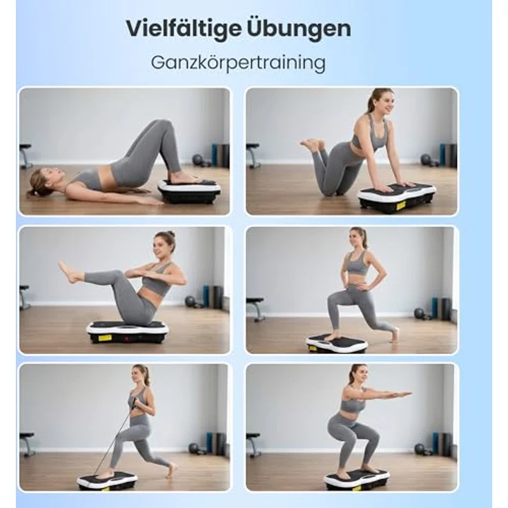 Extralink Vibrationsplatte für Ganzkörpertraining, 200 W, Muskelaufbau Fitnessgerät – Bild 5