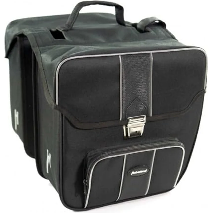 Haberland Doppeltasche für Erwachsene, Schwarz, 25 Liter, 32 x 34 x 16 cm – Bild 2