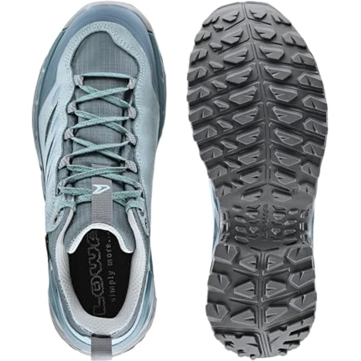 LOWA Wander- & Bergschuhe Damen, wasserdicht mit GORE-TEX Membran, Veloursleder/Textil, Blau, Größe 40 EU – Bild 7