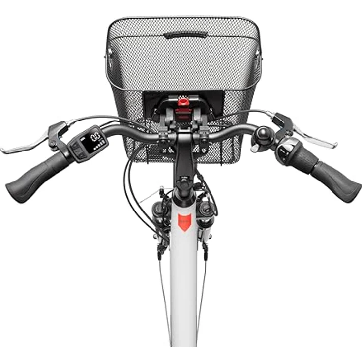 TELEFUNKEN City E-Bike RC667, 28 Zoll Pedelec für Damen & Herren mit 250W Frontmotor, 536,5 Wh Akku, 7-Gang Nabenschaltung, V-Bremse & Rücktritt, StVZO-konform, Weiß – Bild 4