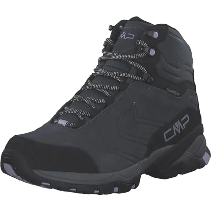 CMP Campagnolo Women's Melnick Mid Trekking Shoes Waterproof, knöchelhoch, grau, Größe 39, atmungsaktiv und dämpfend – Bild 1