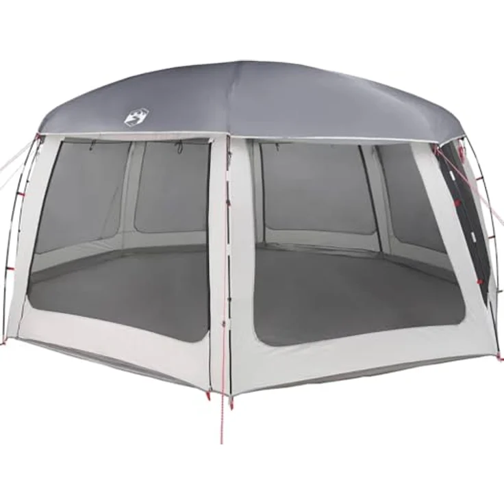 vidaXL Matana Zelt, wasserdichtes Polyester mit PU-Beschichtung, leicht und tragbar, abnehmbares Überzelt, ideal für Camping und Outdoor-Aktivitäten – Bild 1