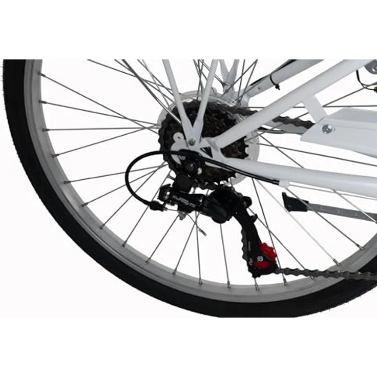 DACAPO Kinderfahrrad Balloon 24'', 6 Gänge, RH 36 cm, für Körpergröße 130-150 cm, grün – Bild 4