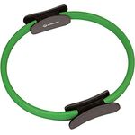 Schildkröt® Pilates Ring, Durchmesser 37 cm, Grün-Schwarz, leicht und stabil mit rutschfesten Griffen für ganzheitliches Training