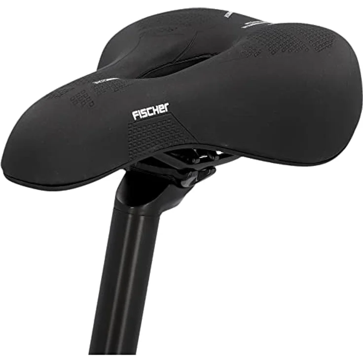Fischer R.E.Med. Fahrradsattel, ergonomisch mit Memory-Foam-Einlage, geeignet für Trekkingräder – Bild 6