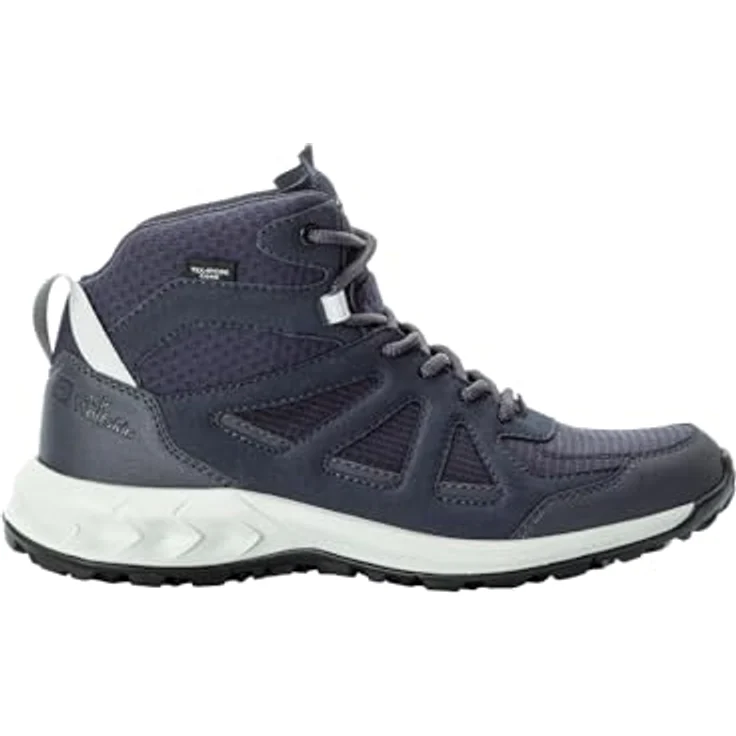 Jack Wolfskin Woodland 2 Texapore Mid W, Damen Wanderschuhe mit Reflex Foam-Mittelsohle, blau – Bild 2