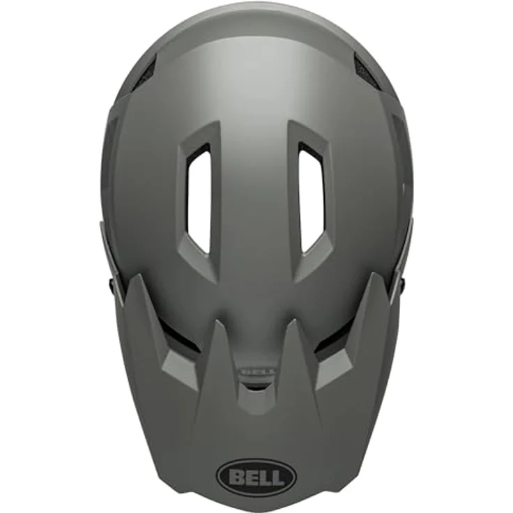 Bell Sanction 2, Fahrradhelm mit Vollgesichtsbelüftung und abnehmbaren Wangenpolstern, matte dunkelgrau – Bild 8