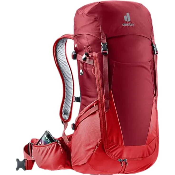 Deuter Futura 26, Wanderrucksack mit Aircomfort Netzrücken-System und Active-Comfort-Fit Rückensystem, grau – Bild 5