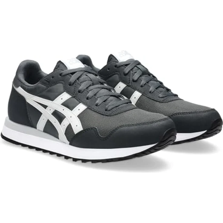 ASICS Performance Tiger Runner II, Herren Laufschuhe mit EZFOAM Einlegesohle, grau, Größe 38 – Bild 1