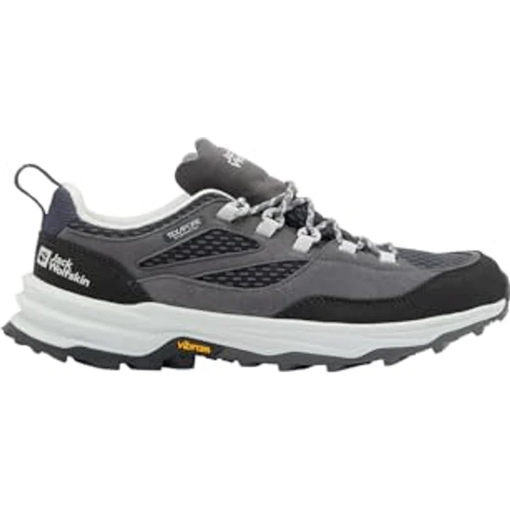 Jack Wolfskin Women's Cyrox Texapore Low, Damen Wanderschuhe, wasserdicht, atmungsaktiv, grau, Größe 42.5 – Bild 3