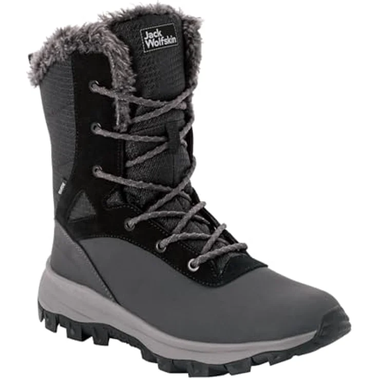 Jack Wolfskin Everquest Snow High Texapore, Winterschuhe mit wasserdichter TEXAPORE-Membran und Hochleistungs-Isolierung bis -30°C, schwarz – Bild 4