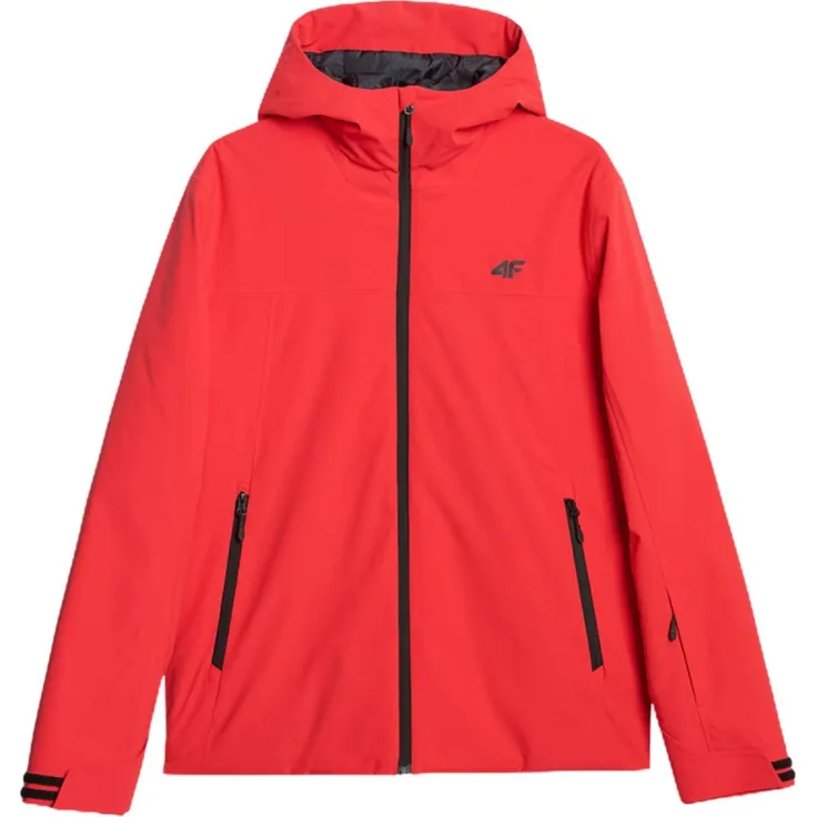 4F Skijacke K2609 Herren, rot, mit synthetischer Daunenfüllung, wasserabweisend, versiegelte Nähte, NeoDry 5000/3000 Membran