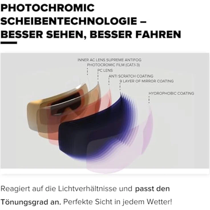 ATOMIC SAVOR STEREO Skibrille, Ski- & Snowboardbrille mit Stereo Scheibentechnologie, großer Live Fit Rahmen für individuelle Passform, klarer Sicht und Anti-Beschlag-Eigenschaft – Bild 3