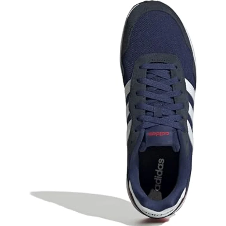 Adidas RUN 60S Laufschuhe im Retro-Stil, Textil und Wildleder, Schnürverschluss, Standard-Passform, Dämpfung für ganztägigen Komfort – Bild 7