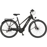 Fischer E-Bike Trekking VIATOR 4.2i, Elektrofahrrad für Damen und Herren, RH 45 cm, Mittelmotor 80 Nm, 36 V Akku, silber