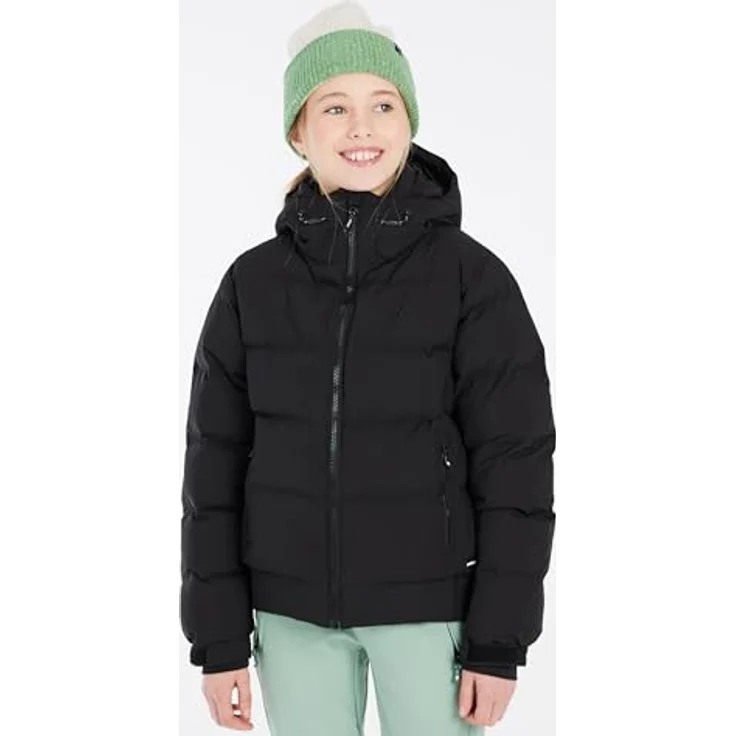 Protest PRTELINY JR, Kinder Schneejacke in True Black mit PFC-freier, wasserabweisender Beschichtung und 10.000 mm Wassersäule, Größe 140 – Bild 8