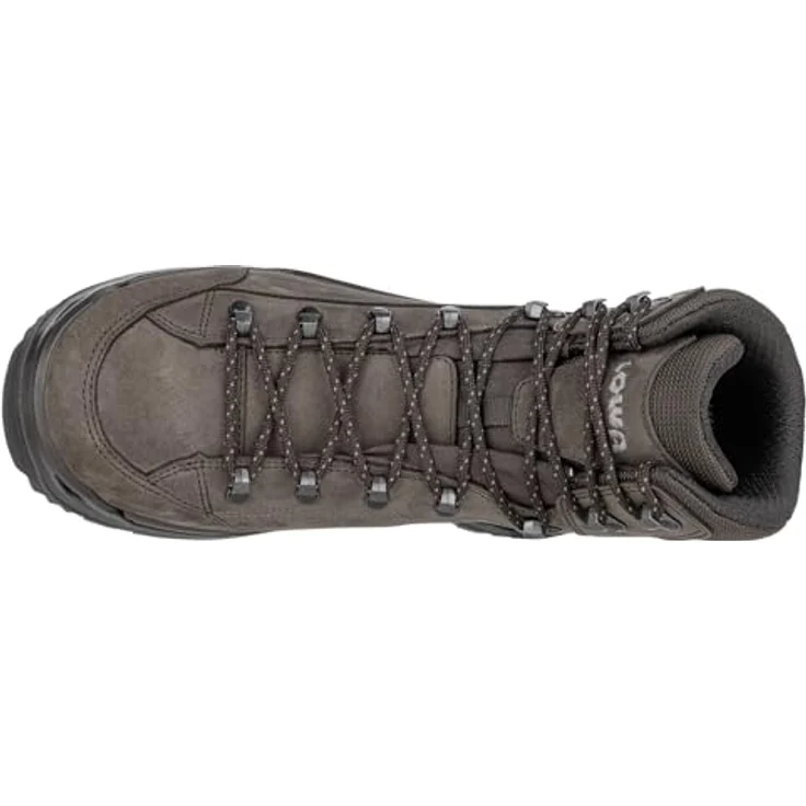 LOWA RENEGADE EVO GTX MID W, wasserdichte Wanderschuhe für breite Füße, espresso/seegras, 42.5 – Bild 5