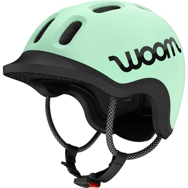 WOOM woom READY 3.0 Junior-Fahrradhelm, sicherer Kinderschutz für Kopfumfang 46–50 cm, Grün XS – Bild 1