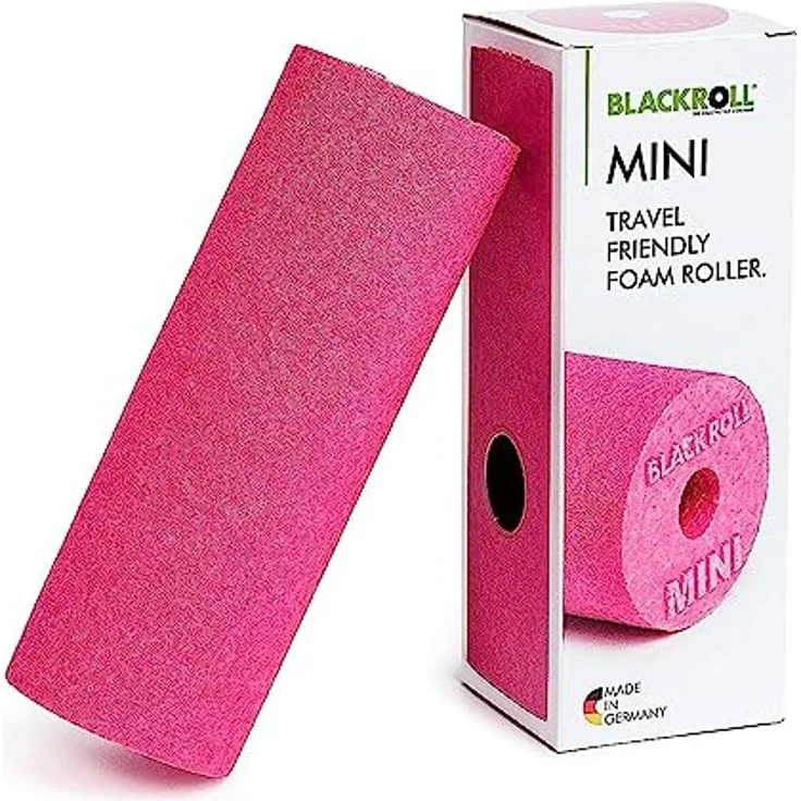 BLACKROLL® MINI Faszienrolle, 15 x 5 cm, handliche Massagerolle in Pink für Selbstmassage und gezielte Muskelentspannung, Made in Germany – Bild 1