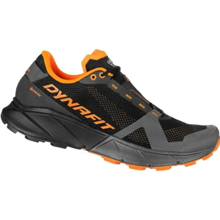 Dynafit Ultra 100 GTX, Herren Laufschuhe mit Gore-Tex Membran und Vibram Megagrip-Sohle, Schwarz (42)