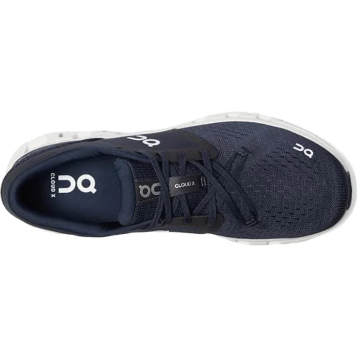 ON Cloud X 4 Herren Laufschuhe, leichte Allround-Schuhe mit CloudTec®-Dämpfung, blau, EU 43 – Bild 2