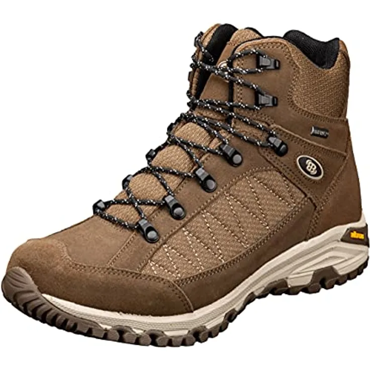 Brütting Mount Kandu High, Herren Wanderschuhe mit wasserdichter Comfortex-Klimamembrane, braun