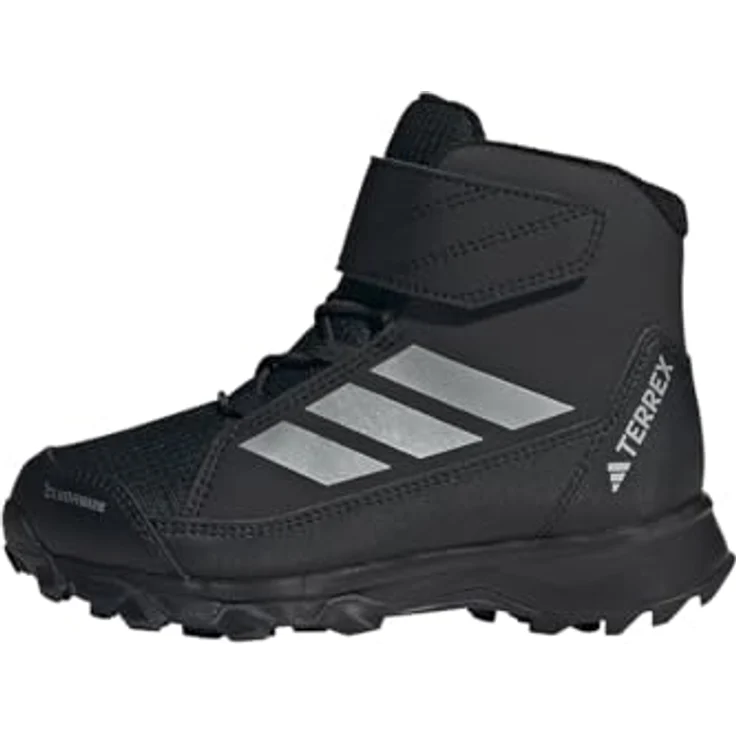 adidas TERREX SNOW CF CLIMAWARM WINTERSCHUHE KINDER, Wasserdichte Wanderschuhe mit isolierender CLIMAWARM-Technologie, schwarz – Bild 1