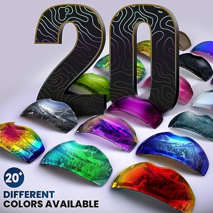OutdoorMaster Skibrille PRO Ersatzlinse, VLT 42% Blau polarisiert, Anti-Beschlag-Technologie, 100% UV400-Schutz – Bild 5