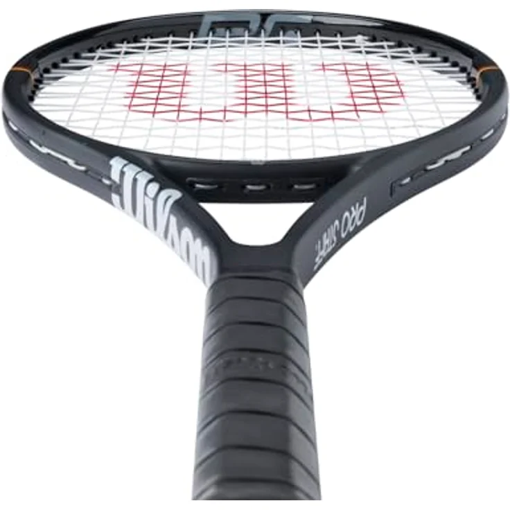 Wilson Pro Staff Team Classic Tennisschläger, Schwarz, Graphit-Zusammensetzung mit verbesserter Präzision und Braid 45 Rahmenkonstruktion, Gr. 2 – Bild 4