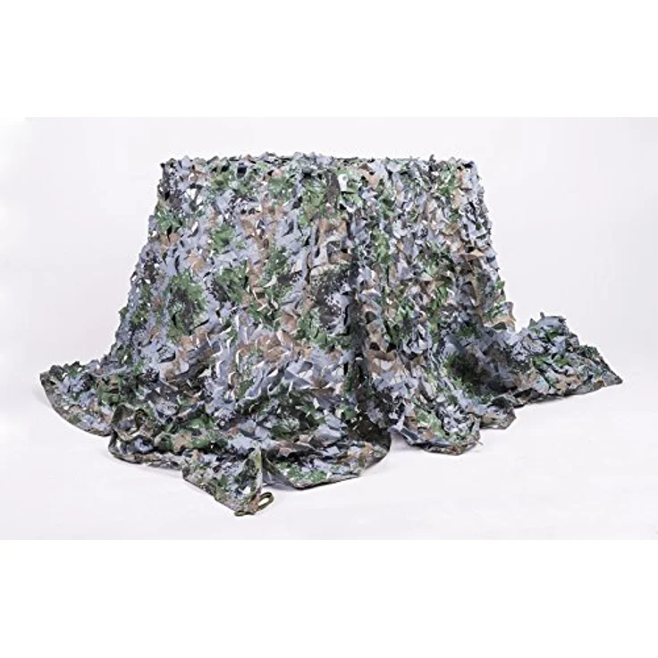 NINAT Tarnnetz Camouflage Netz 2x3m aus 150D-Polyester, oliv-grün, für Jagd und Outdoor-Aktivitäten – Bild 2
