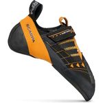 Scarpa Instinct VS, Unisex Kletterschuhe, abriebfeste Gummisohle, Größe 39.5, Schwarz