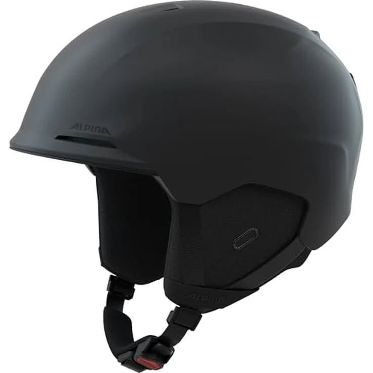 ALPINA BRIX Skihelm für Erwachsene, individuell verstellbar, herausnehmbares Innenfutter, stoßabsorbierend, Black matt, M (55-59 cm) – Bild 1