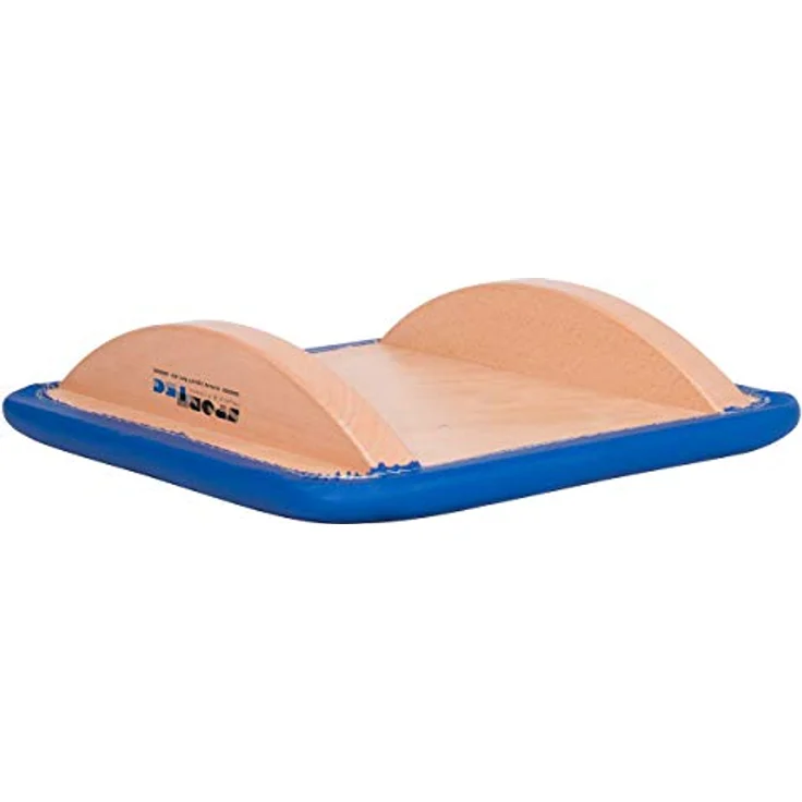 Sport-Tec Schaukelbrett klein mit Polster Wippbrett Wackelbrett Balancierbrett Balance, stabil, Kunstleder, verschiedene Farben und Größen – Bild 5