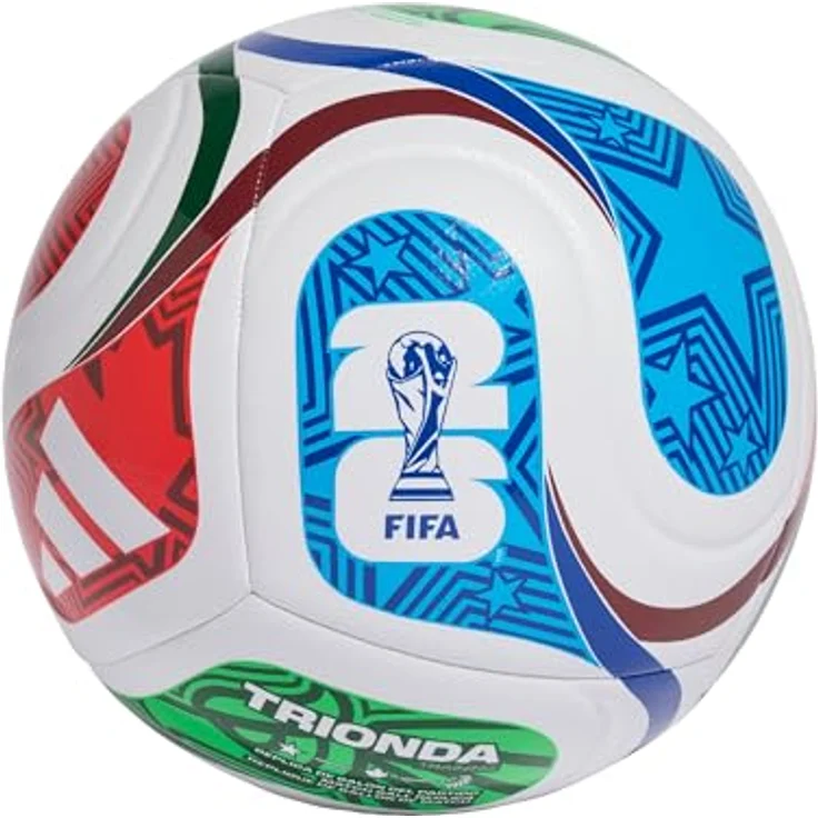 adidas Performance Fußball FIFA WORLD CUP 26™ TRIONDA TRAININGSBALL, maschinengenäht, strukturierte Oberfläche, inspiriert vom offiziellen Spielball, 1-St. – Bild 1