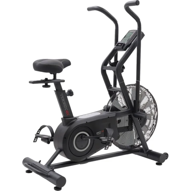 Toorx Fitness Airbike BRX-AIR 300, Ergometer mit 3 Intervallprogrammen und Luftwiderstandssystem