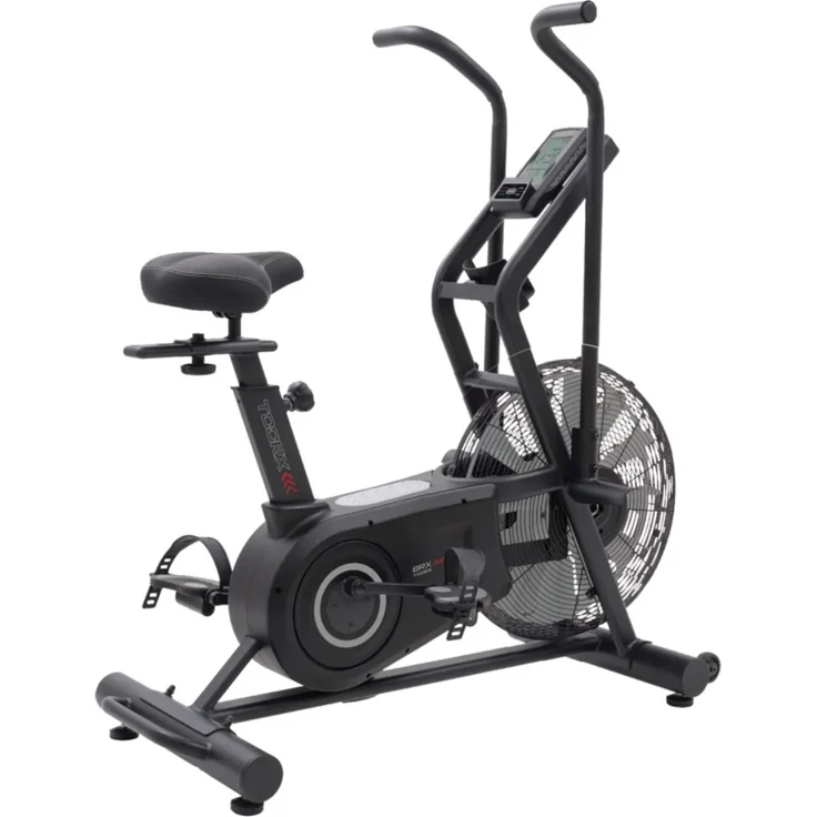 Toorx Fitness Airbike BRX-AIR 300, Ergometer mit 3 Intervallprogrammen und Luftwiderstandssystem