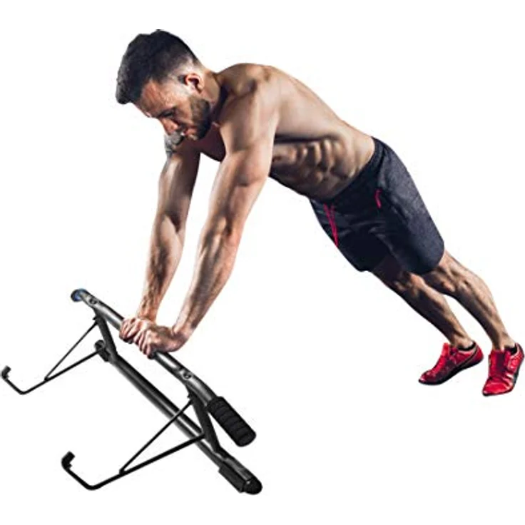 Multi-Türreck Pull-Up-Bar 3in1 universal Trainingsgerät Klimmzugstange Oberkörpertrainer Liegestützhilfe – Bild 3