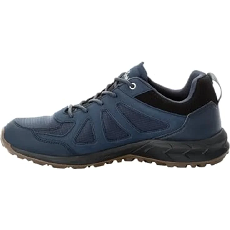 Jack Wolfskin WOODLAND 2 TEXAPORE LOW M Wanderschuh, wasserdicht und atmungsaktiv, griffige Gummisohle, REFLEX FOAM-Mittelsohle – Bild 1
