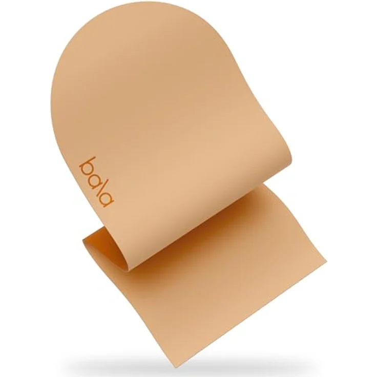 Bala PLAYMAT Light – Yoga Matte aus natürlichem Kautschuk, 5 mm dick, Farbe Sand, rutschfest und feuchtigkeitsableitend, 181 x 67 cm, für drinnen und draußen – Bild 1