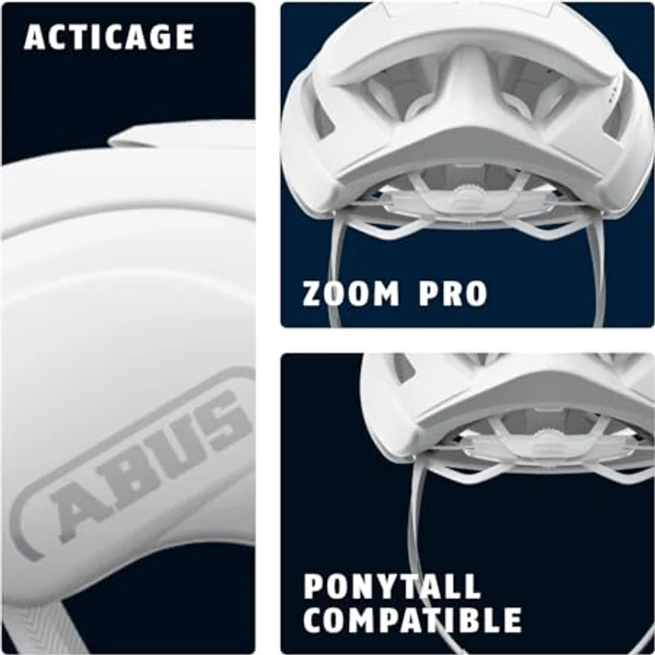 Abus GameChanger 2.0, Velohelm (57 - 61 cm) mit aerodynamischer Form und AirBoost-Lufteinlass, schwarz – Bild 3