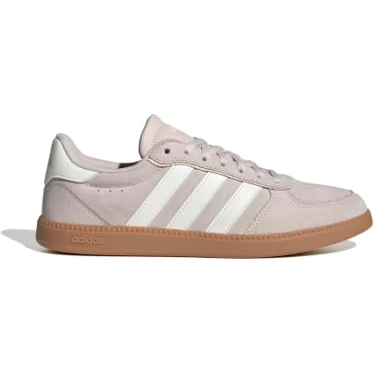 adidas Breaknet Sleek, Damen Laufschuhe, Weiß/Purty Mauve/Core White, Gummisohle, perforierter Vorfußbereich – Bild 2