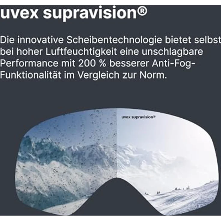 uvex speedy pro - Skibrille für Kinder - kontrastverstärkend - beschlagfreies Sichtfeld - yellow-black/lasergold – Bild 5