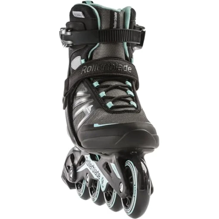 Rollerblade Zetrablade W Nero/Azzurro 25,5, Damen Rollschuhe mit optimierter Rollen/Lager Kombination – Bild 2