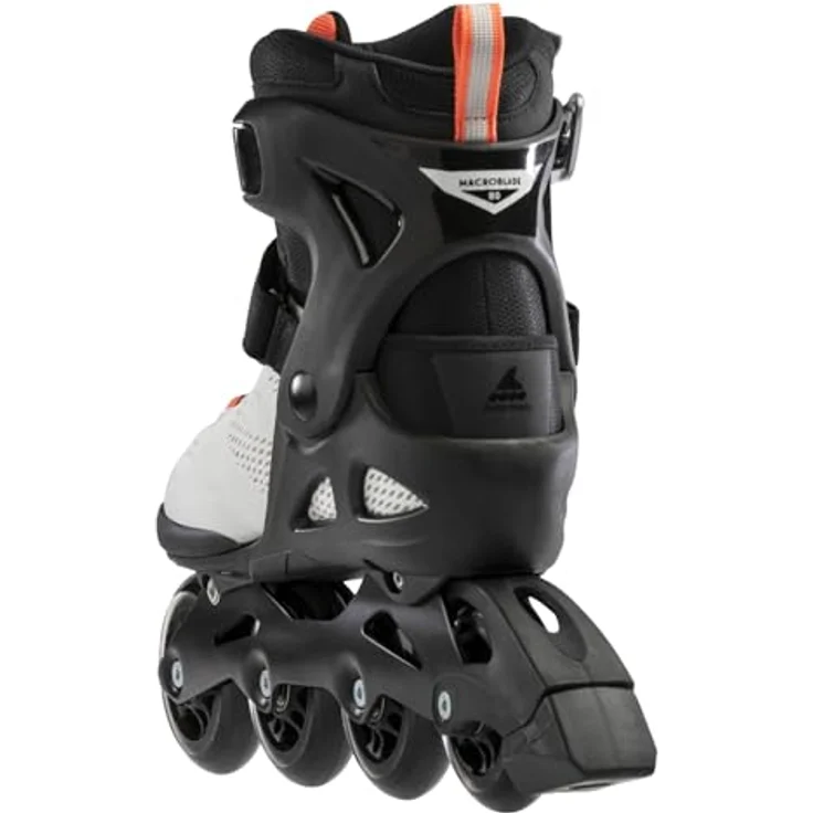 Rollerblade Macroblade 80 W, Damen Rollschuhe mit 80 mm Performance-Rollen, Ghiaccio/Corallo – Bild 4