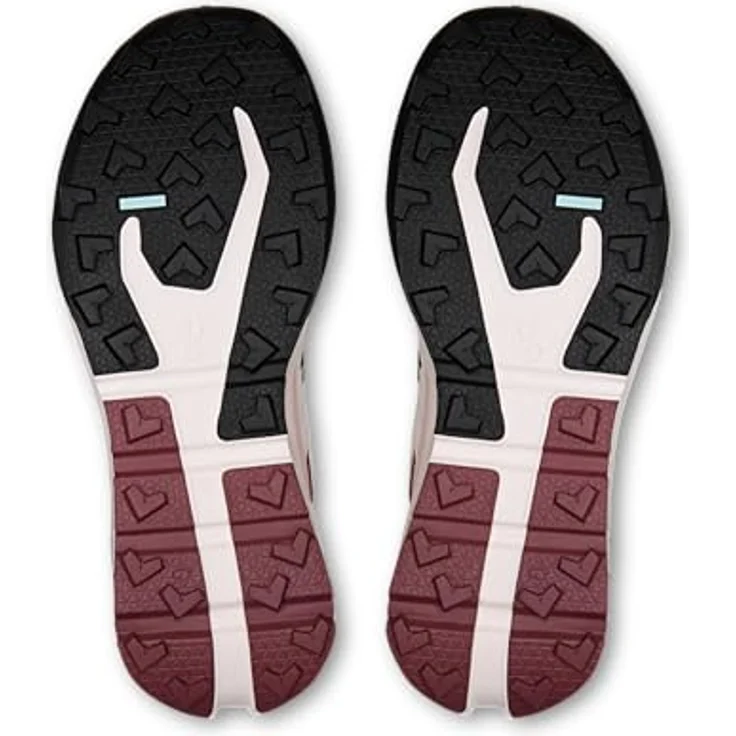 ON Running CLOUDVISTA 3, Trailrunning-Schuhe mit atmungsaktivem Mesh-Obermaterial, starker Dämpfung und Missiongrip™-Außensohle, Farbe Oyster | Barberry, Größe 40 – Bild 3