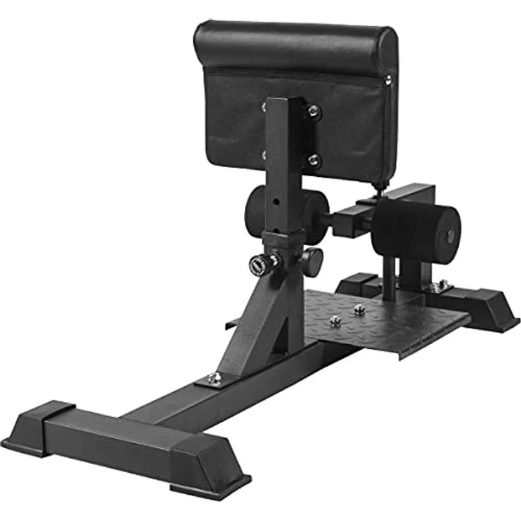 GORILLA SPORTS® Sissy Squat Kniebeugentrainer - verstellbar, bis 130 kg Belastbar, 101x37,5x49,5-59,5cm, Schwarz - Beintrainer Maschine, Bench, Kniebeuger, Fitnessgerät für Zuhause, Fitness – Bild 3