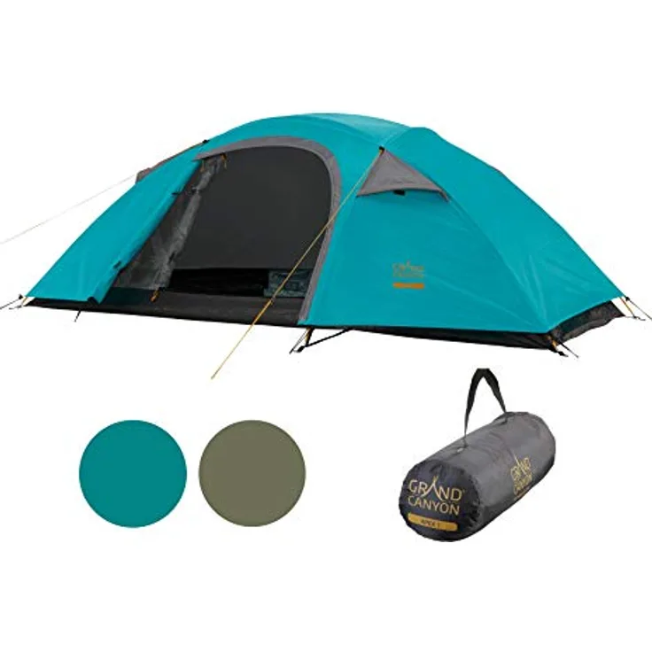 Grand Canyon Apex Zelt, Blue Grass, 240 x 150 x 80 cm - Unisex – Erwachsene