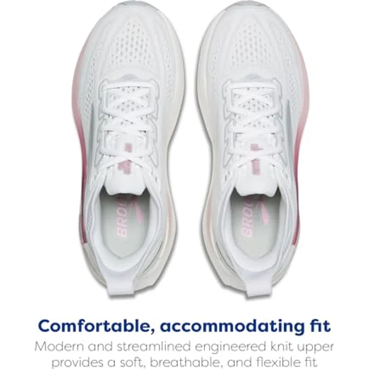 Brooks Adrenaline GTS 23, Stabile Laufschuhe für Damen mit GuideRails™-Technologie, atmungsaktivem Strickmaterial und Dämpfung, grau – Bild 4